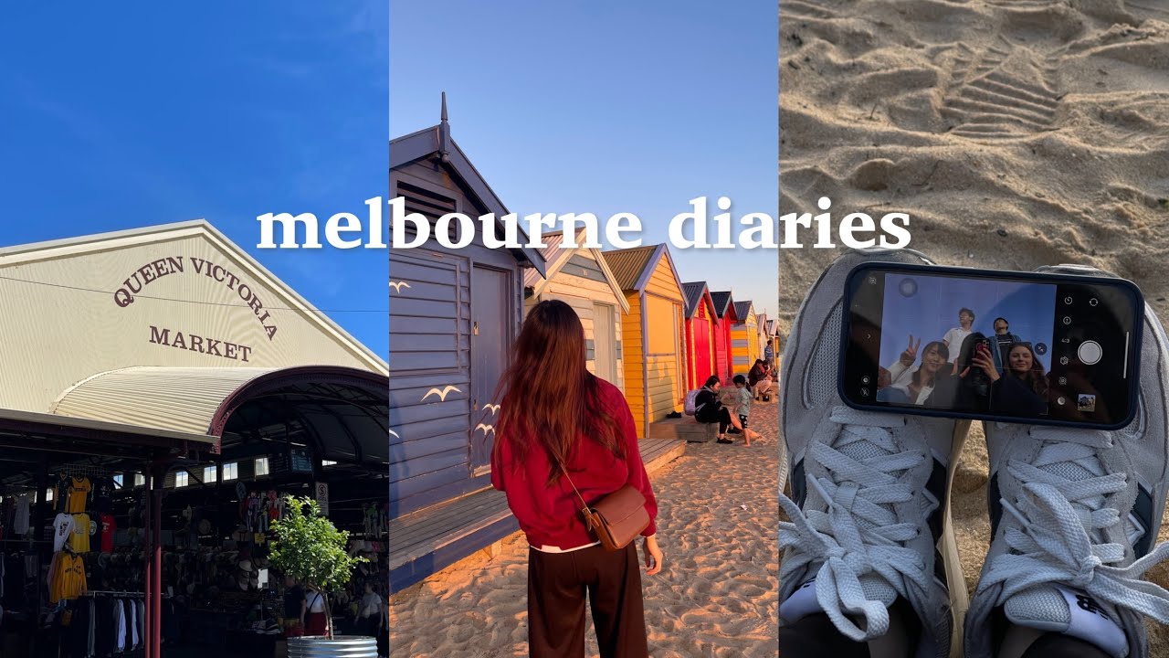 melbourne diaries 🌄: queen victoria market, brighton beach, coffee ☕️