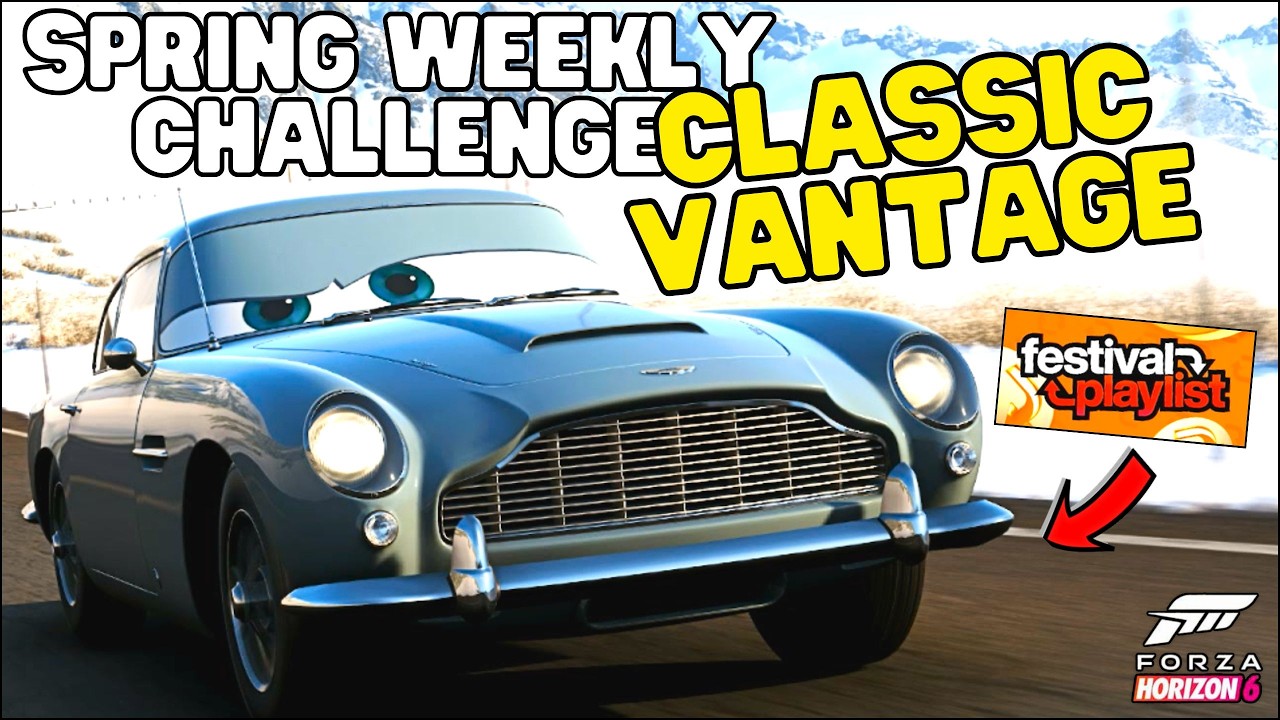Forza Horizon 6 &mdash; Как пройти еженедельное испытание CLASSIC VANTAGE &mdash; Весенний фестивальный плейл...