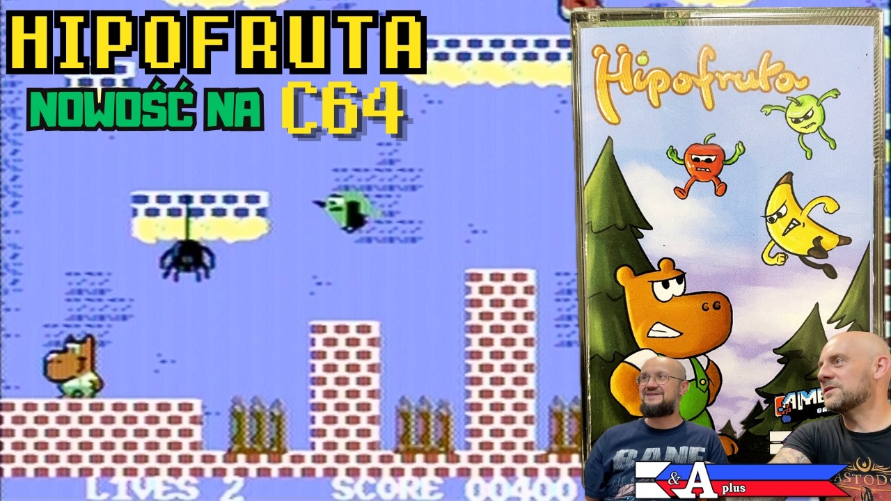 Hipofruta - nowa gra na C64! Gramy z Komkiem 🎮