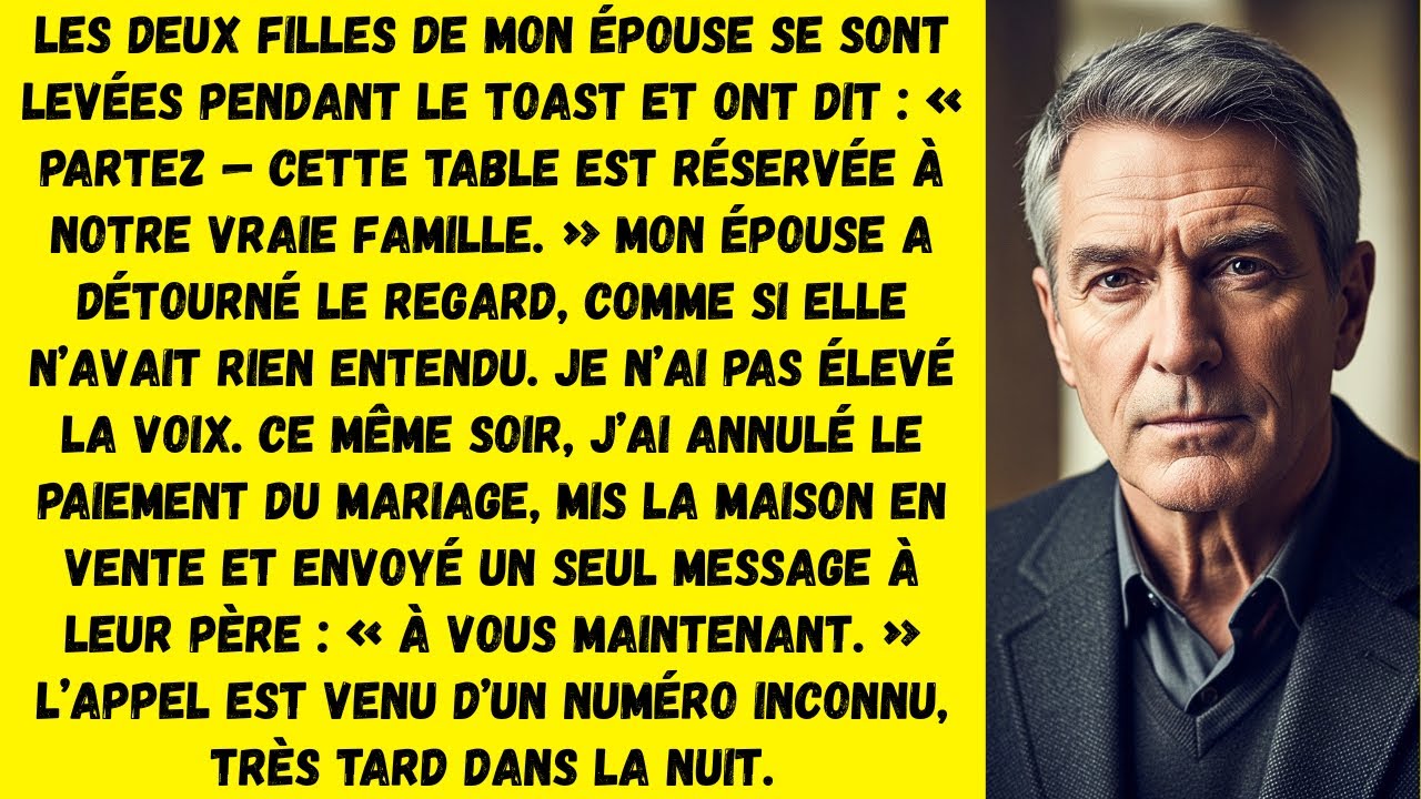 Mes Deux Belles-Filles M’Ont Chassé De La Table, Et Mon Épouse A Acquiescé — Alors, Cette Même Nuit