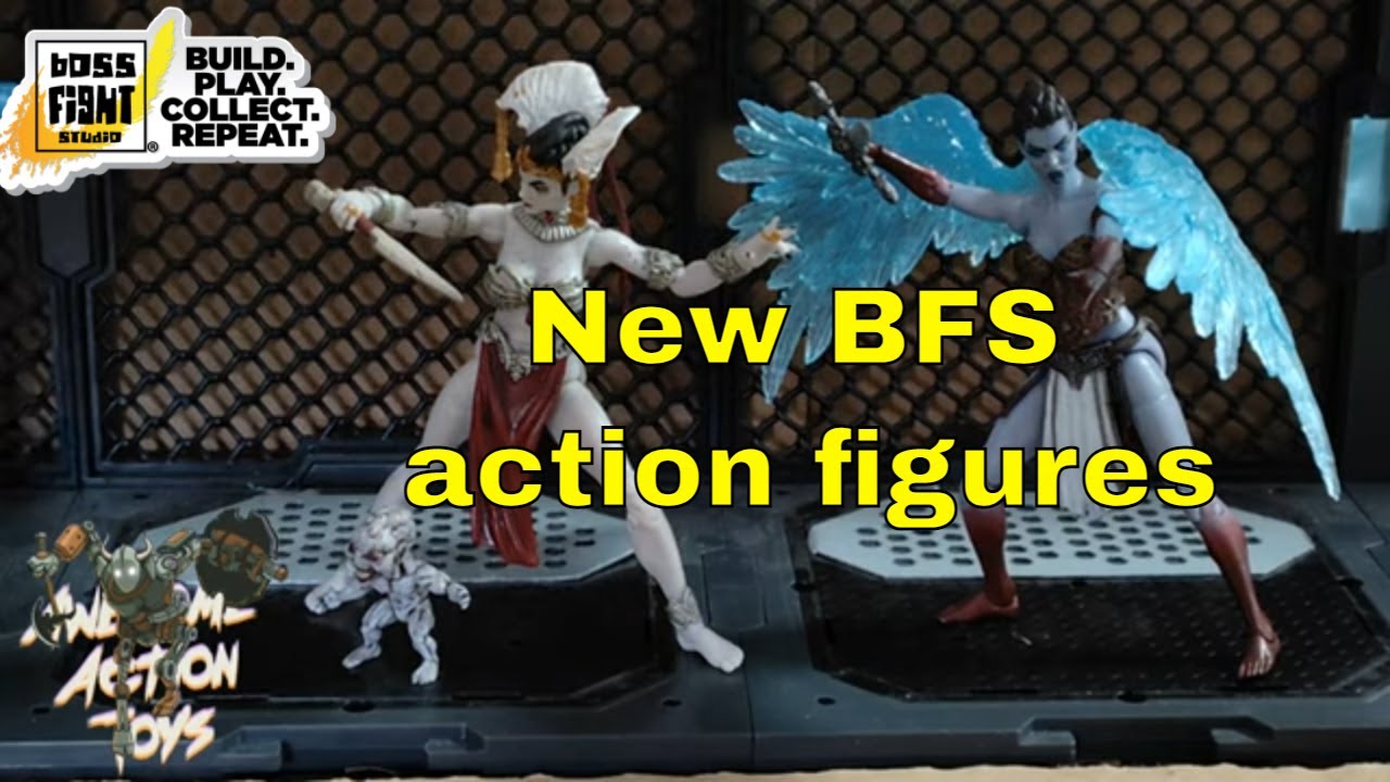 Boss Fight Studio Court of the dead 1:18 scale action figures Gethsemani and Keir - Fantastic