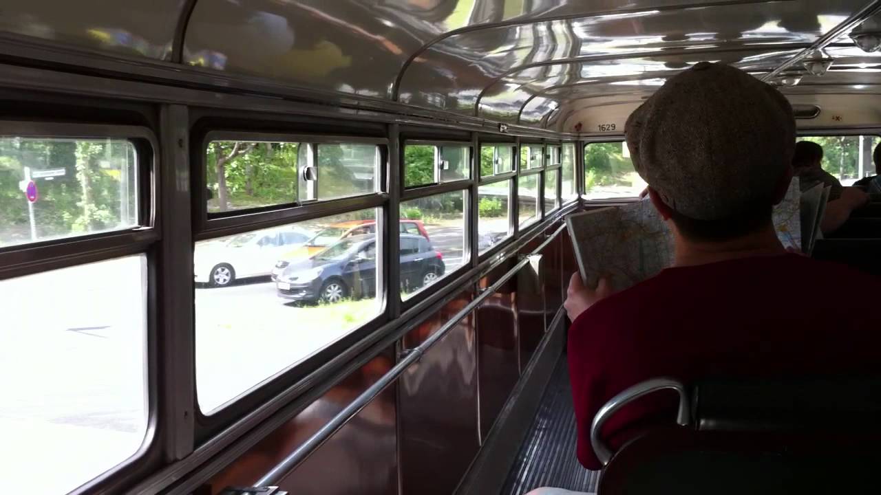 Mitfahrt im historischen Bus (Büssing D2U) von 1965 in Berlin