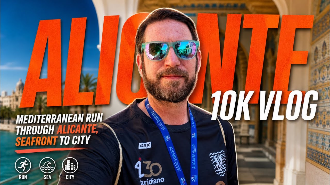 Alicante 10k Race Vlog. Pacing along the coast to the historic city #10krace #runningvlog 