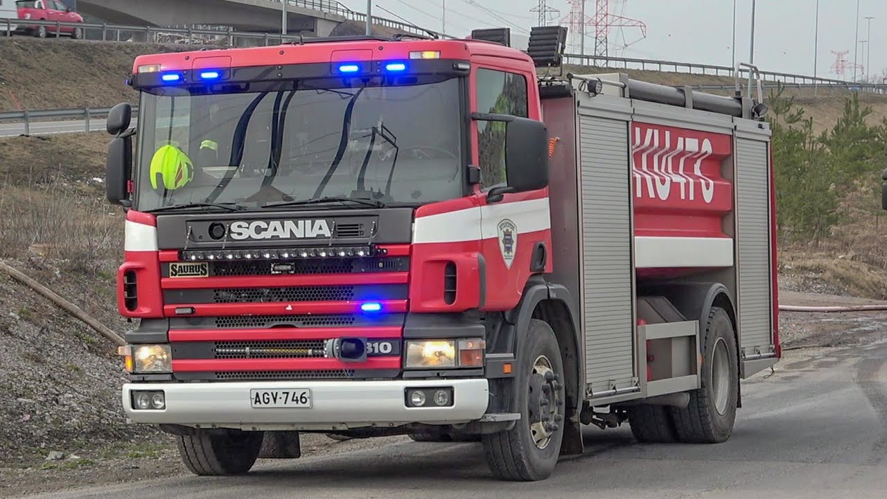 Tulipalo kierrätyslaitoksella / Fire in recycling plant, Vantaa 2024