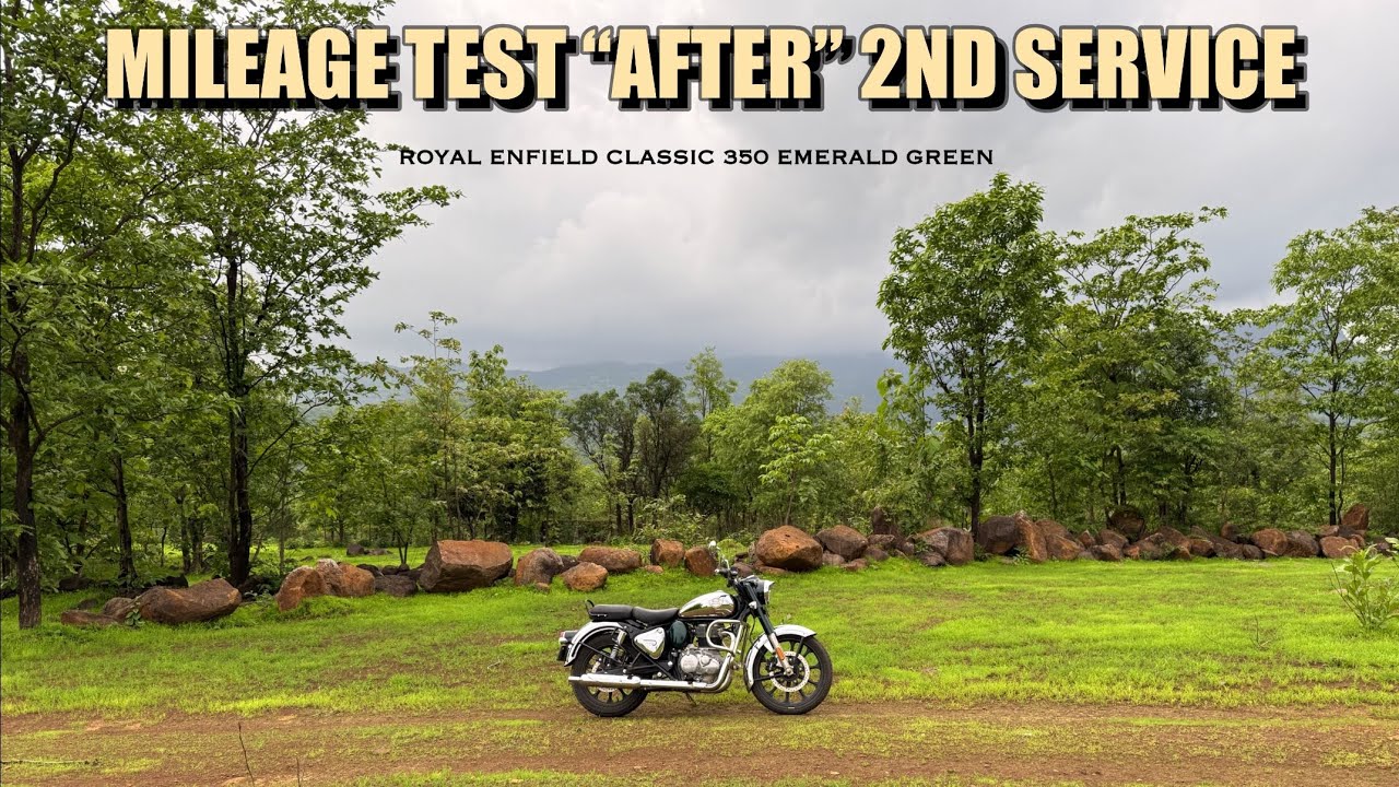 MILEAGE TEST “AFTER” 2ND SERVICE | ROYAL ENFIELD CLASSIC 350 EMERALD GREEN | PEACEBYTE