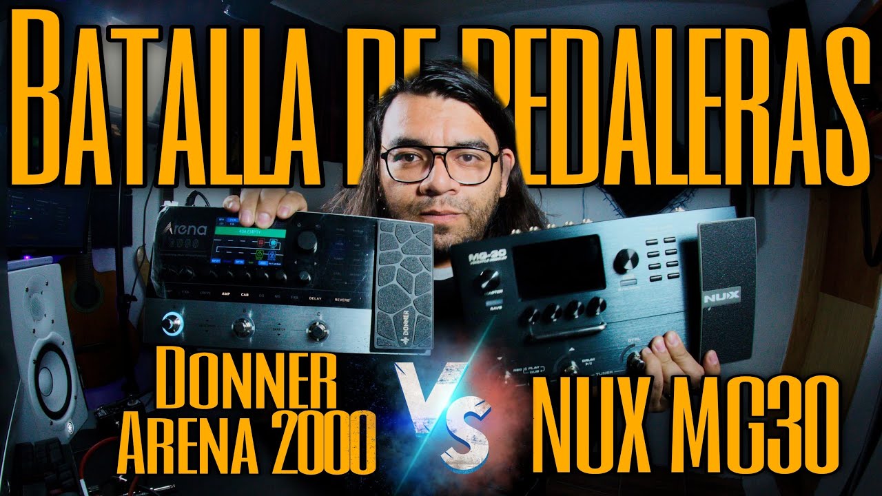🔥BATALLA DE PEDALERAS🔥NUX MG30 VS DONNER ARENA 2000 - MARSHALL JCM 800