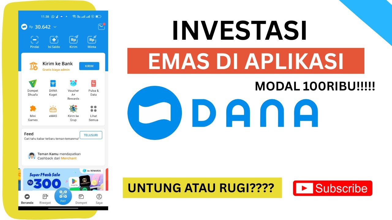 ✅ Untung atau Rugi? Investasi Emas di DANA 📊 Review Jujur 2025!