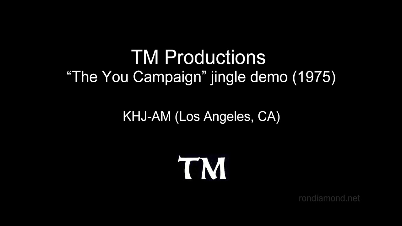 [TM Productions/93KHJ] "The You Campaign" jingle demo (1975)