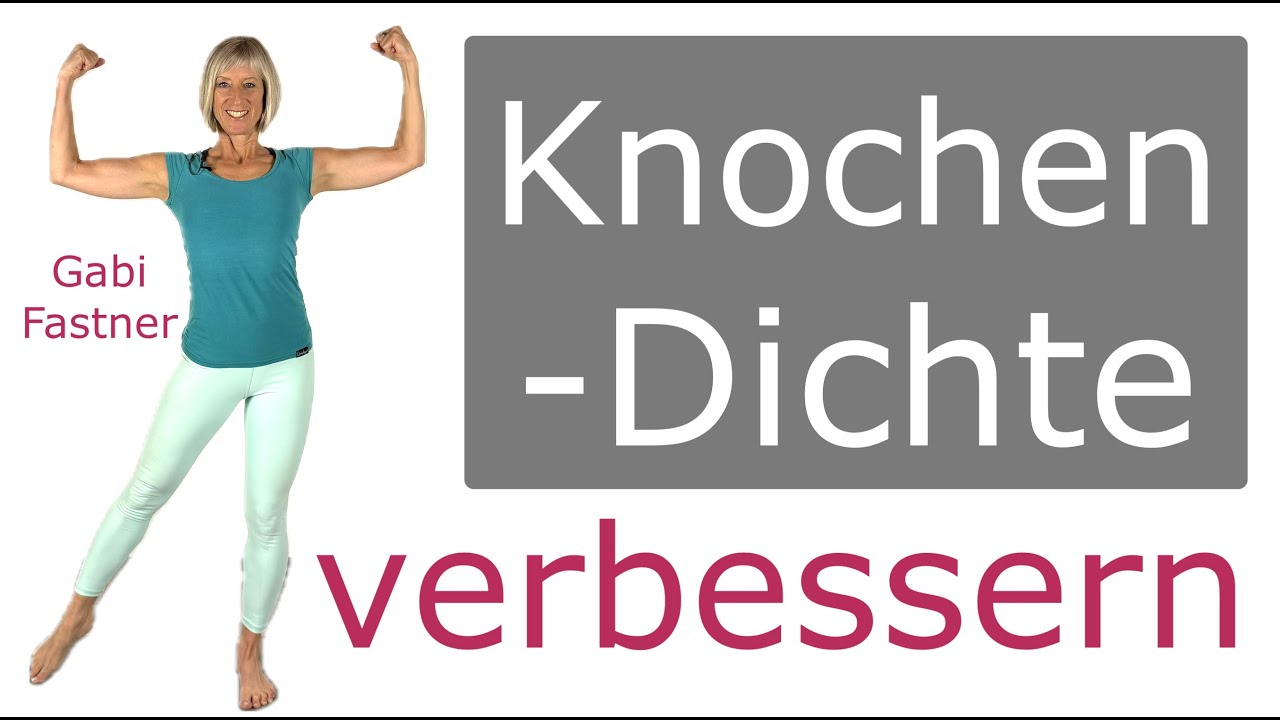🌺 16 min. Knochendichte verbessern | Training für/gegen Osteoporose, Kräftigung ohne Geräte