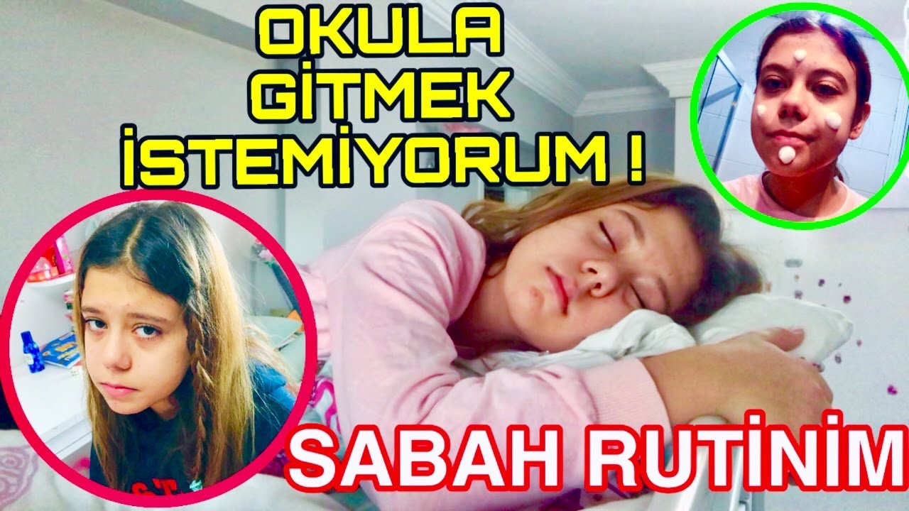 SABAH RUTİNİM *Okula Gitmek İstemiyorum* BERBAT BİR GÜN !! Tuana Zeybek
