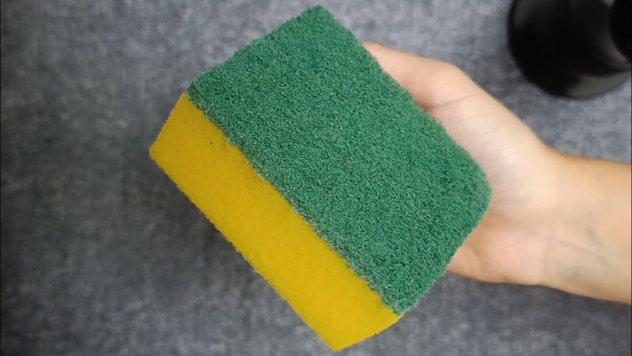 Kitchen Sponge Dry Ripping | Sponge ASMR 