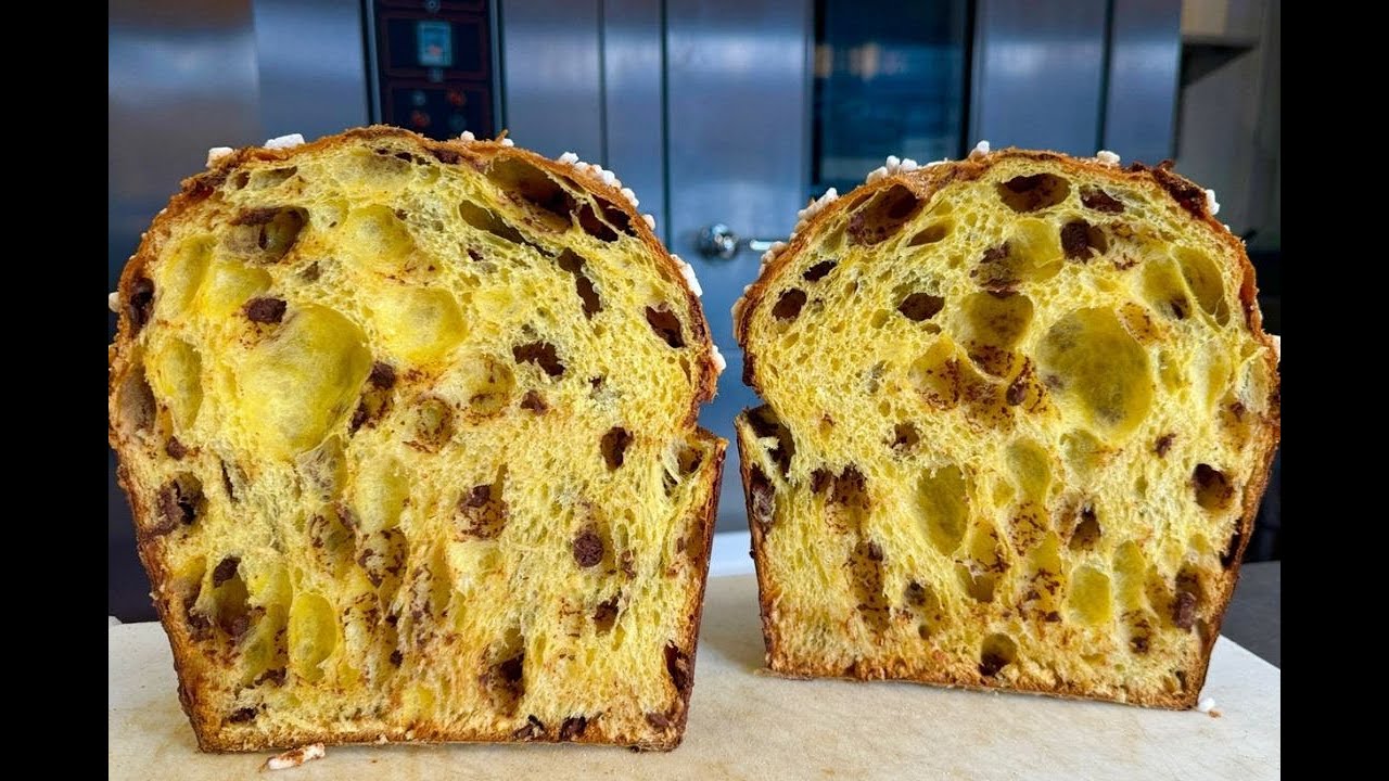 PANETTONE AL CIOCCOLATO ARTIGIANALE - RICETTA COMPLETA