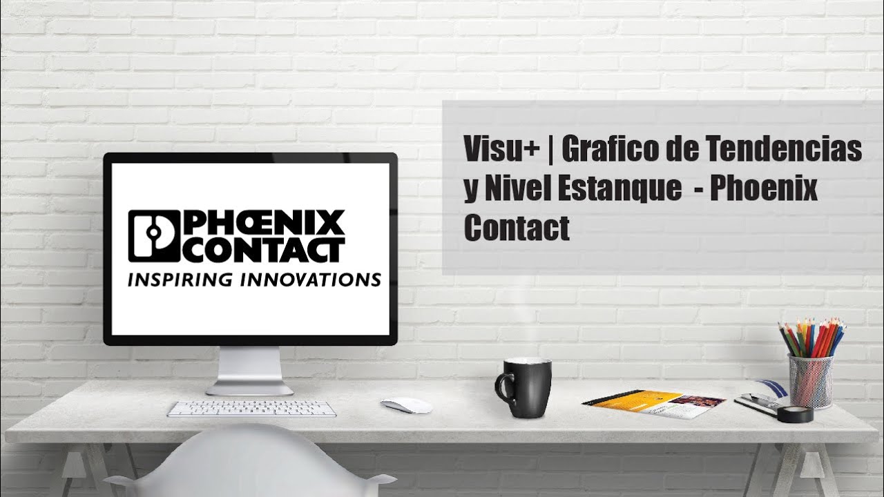 Visu+ | Grafico de Tendencias y Nivel Estanque  - Phoenix Contact