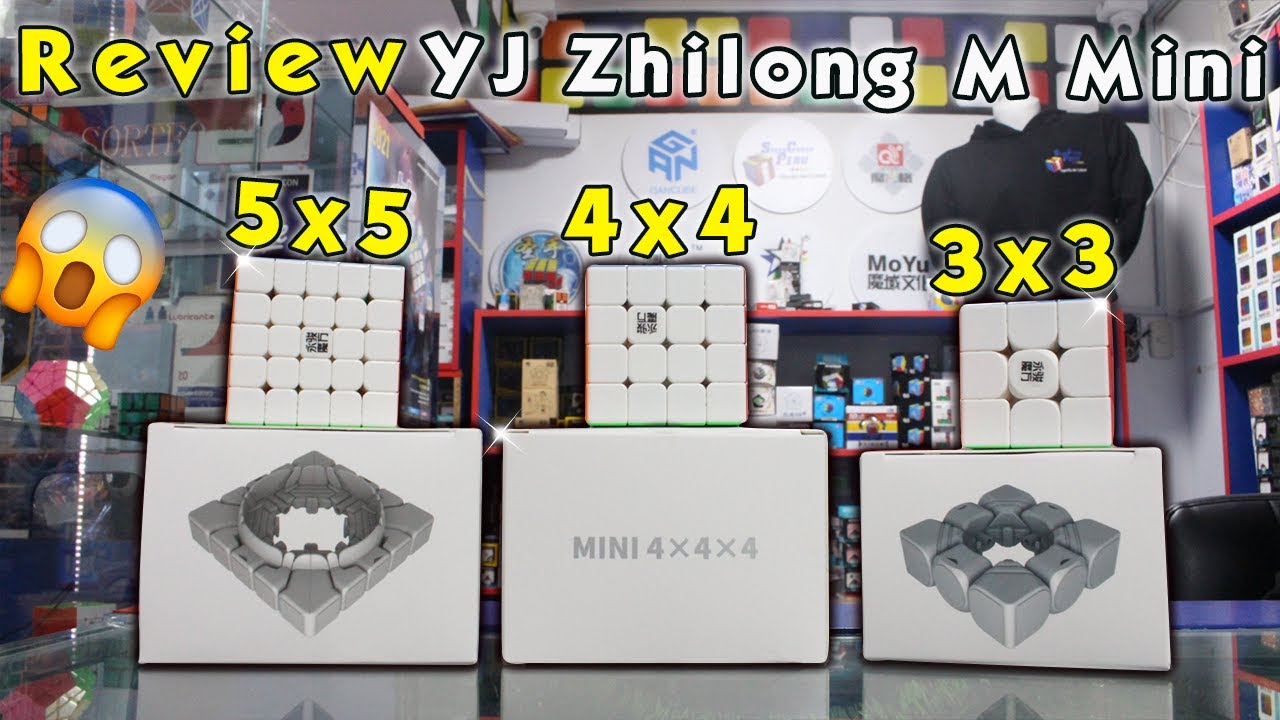 😱 Review Colección de YJ Zhilong M Mini (3x3, 4x4 & 5x5) 🔥  | Speedcuber Perú