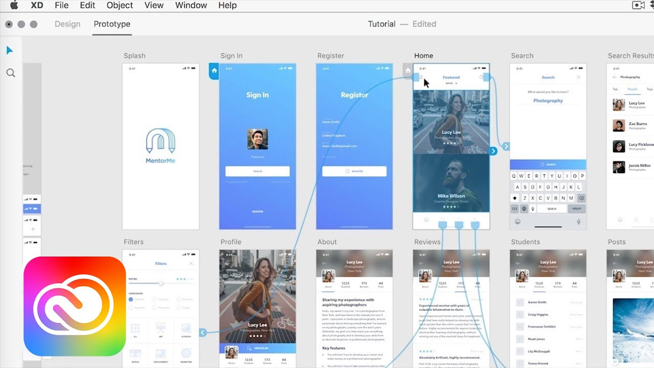 Forever Dansky on Adobe XD: Create a Prototype | Adobe Creative Cloud
