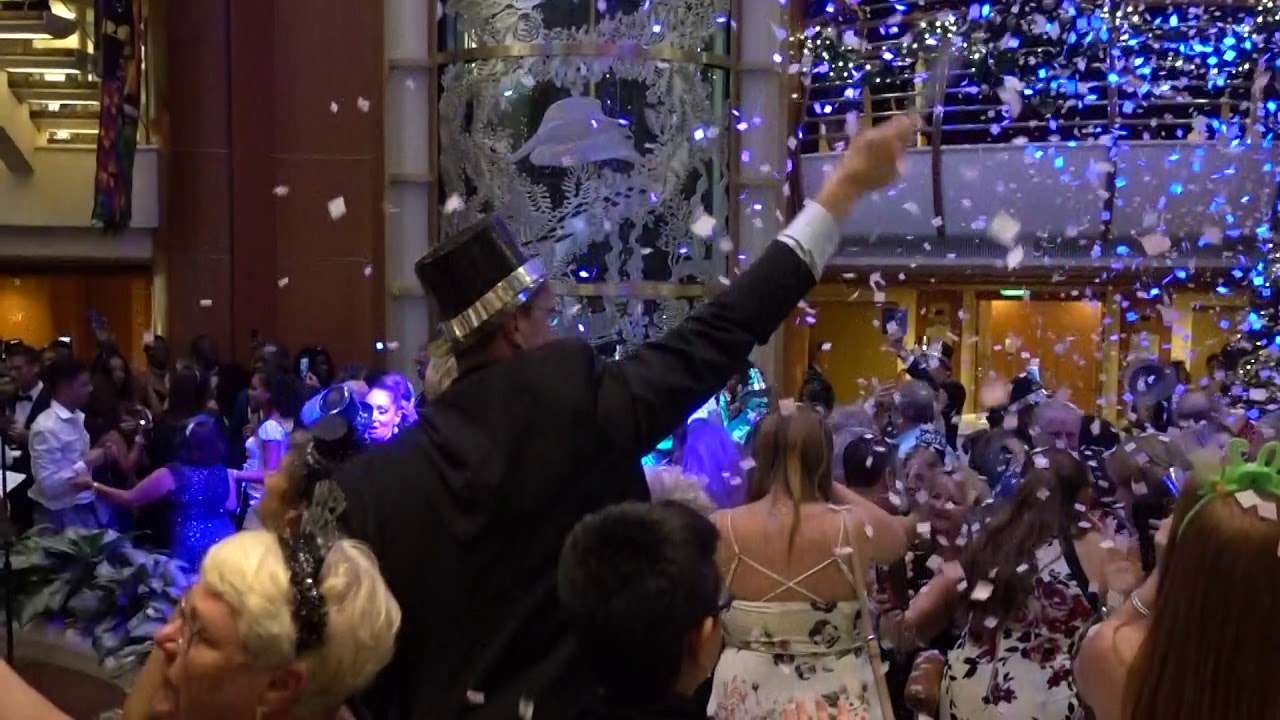 New Year's Eve Countdown Aboard the Caribbean Princess Cruise Ship