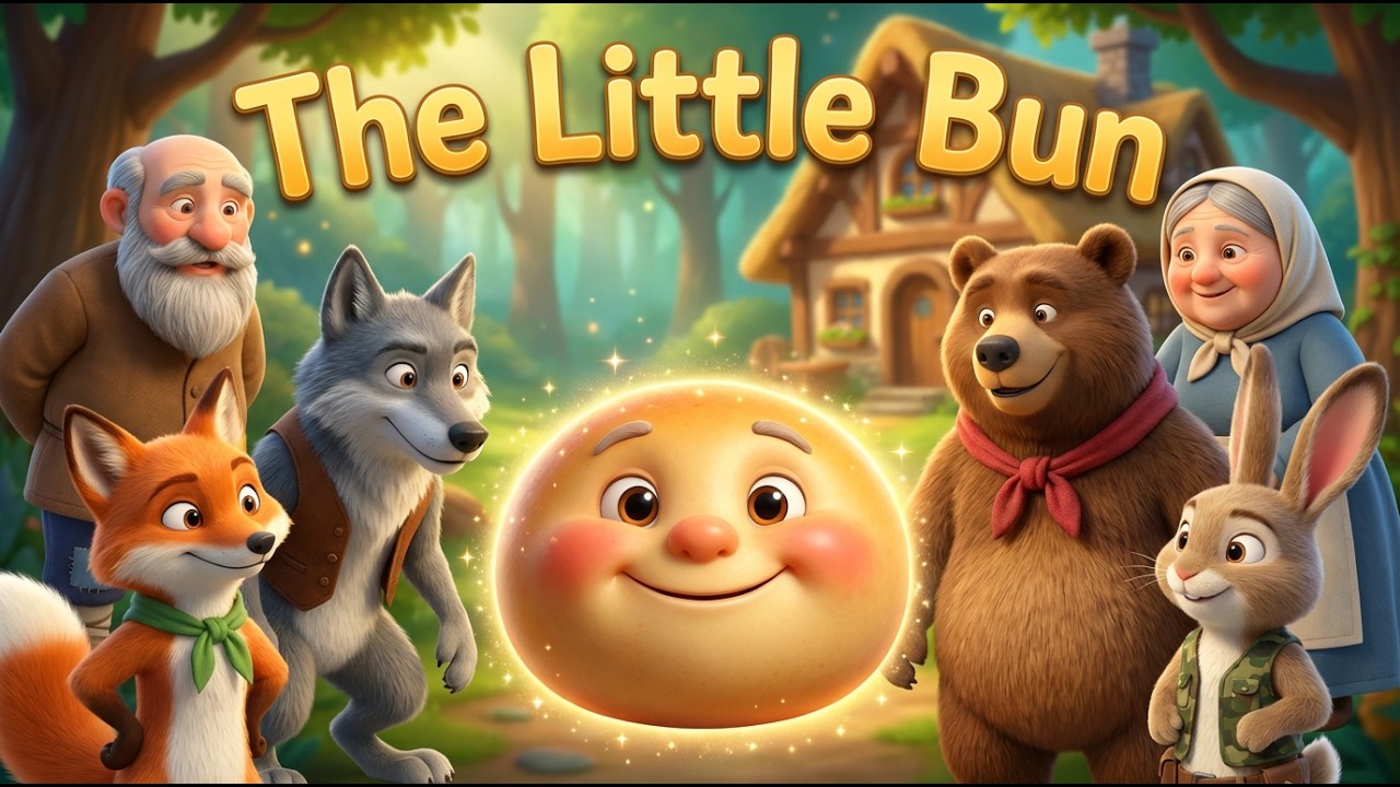 Can the Little Bun Escape? | Wolf, Bear ,Fox & Rabbit | Kids Story | Paparudy