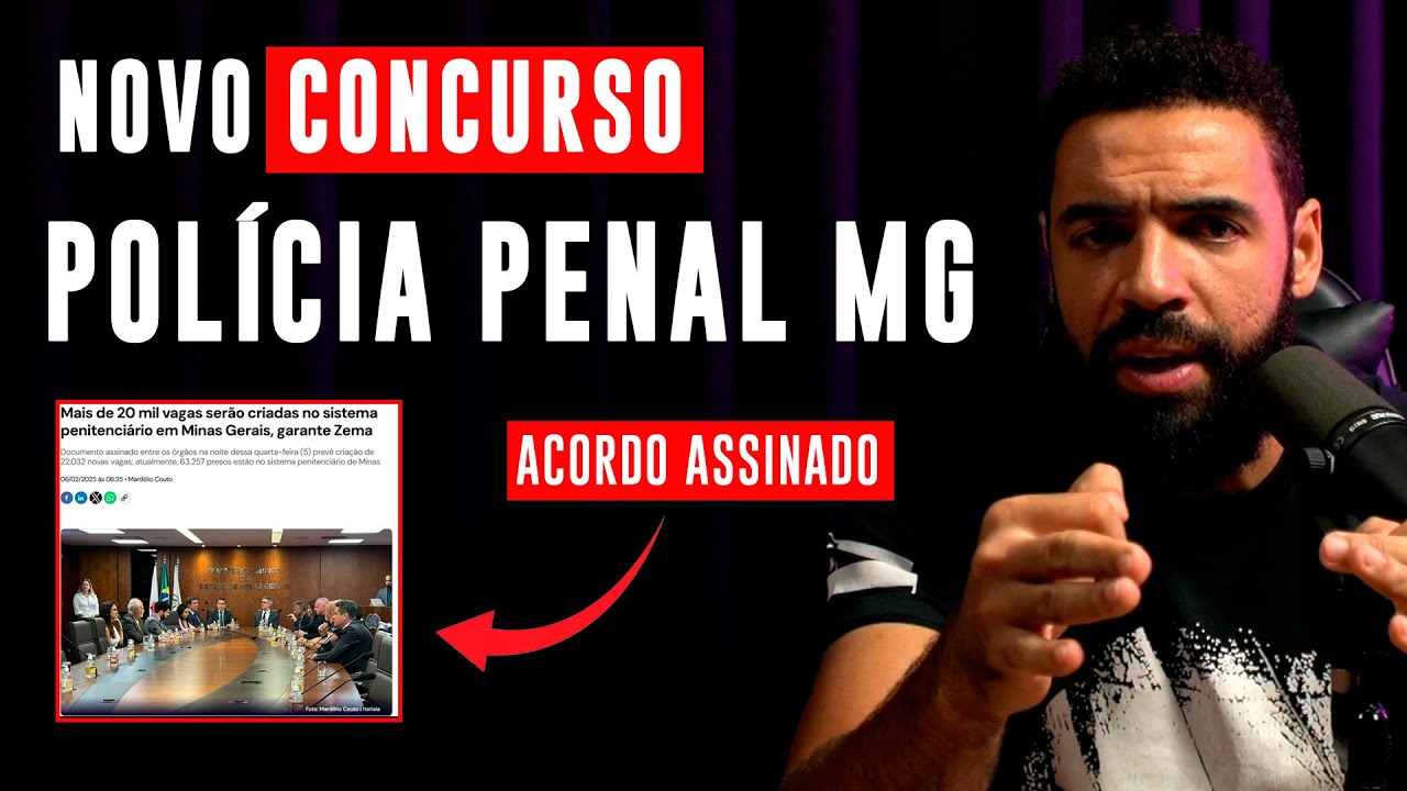 Novo Concurso Polícia Penal MG 2025! Edital em Breve! 📢