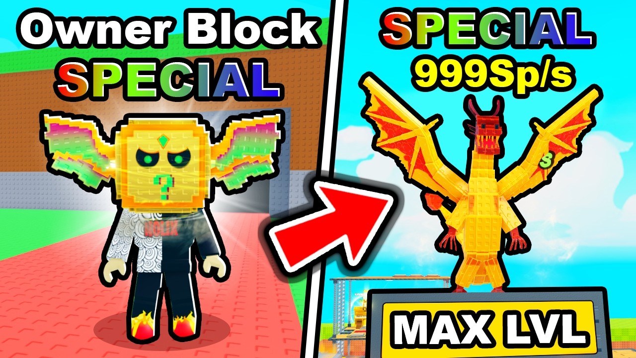 ZOSTAŁEM SPECIAL LUCKY BLOCKIEM w BE A LUCKY BLOCK (ROBLOX)