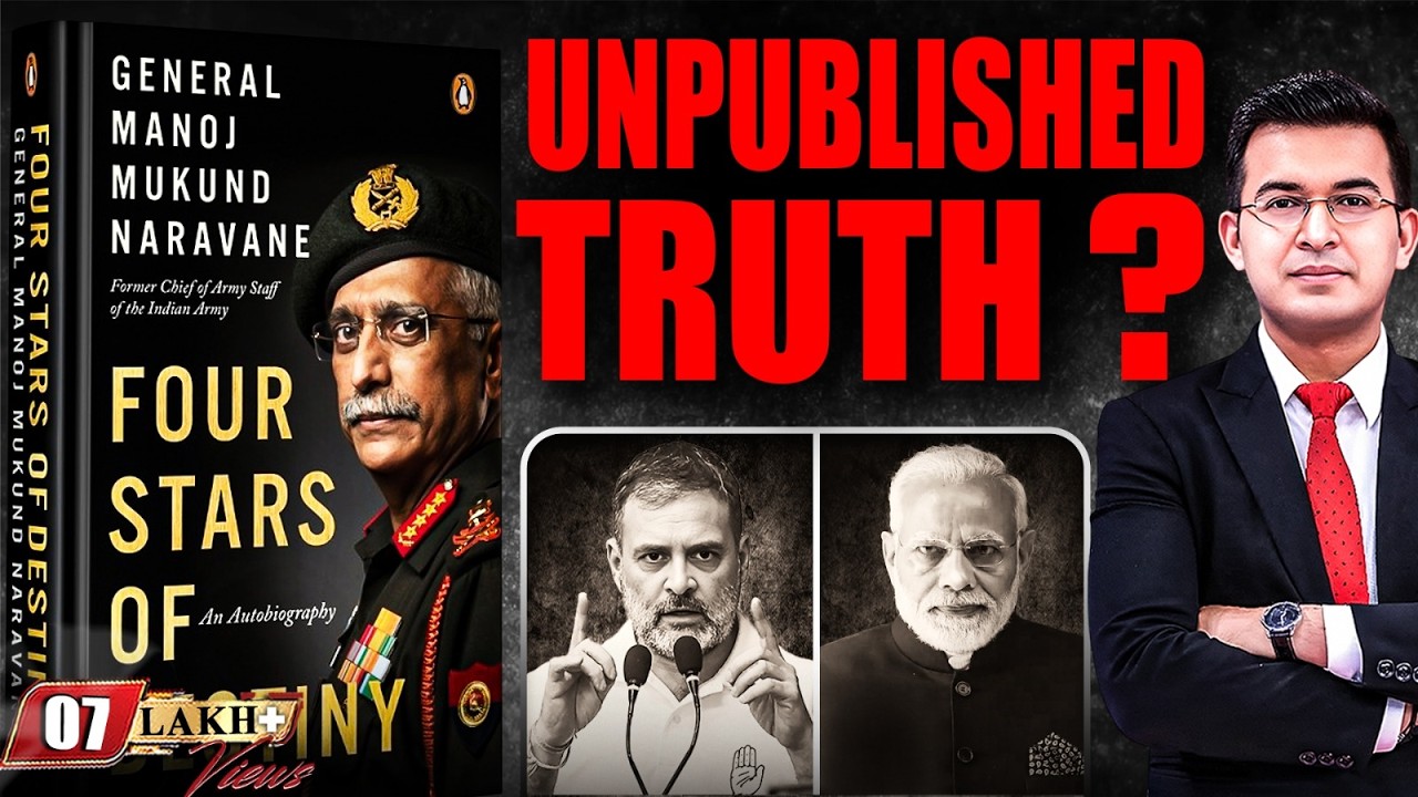 M.M Naravane Book Controversy Explained | Four Stars of Destiny | Rahul Gandhi | Shubhankar Mishra