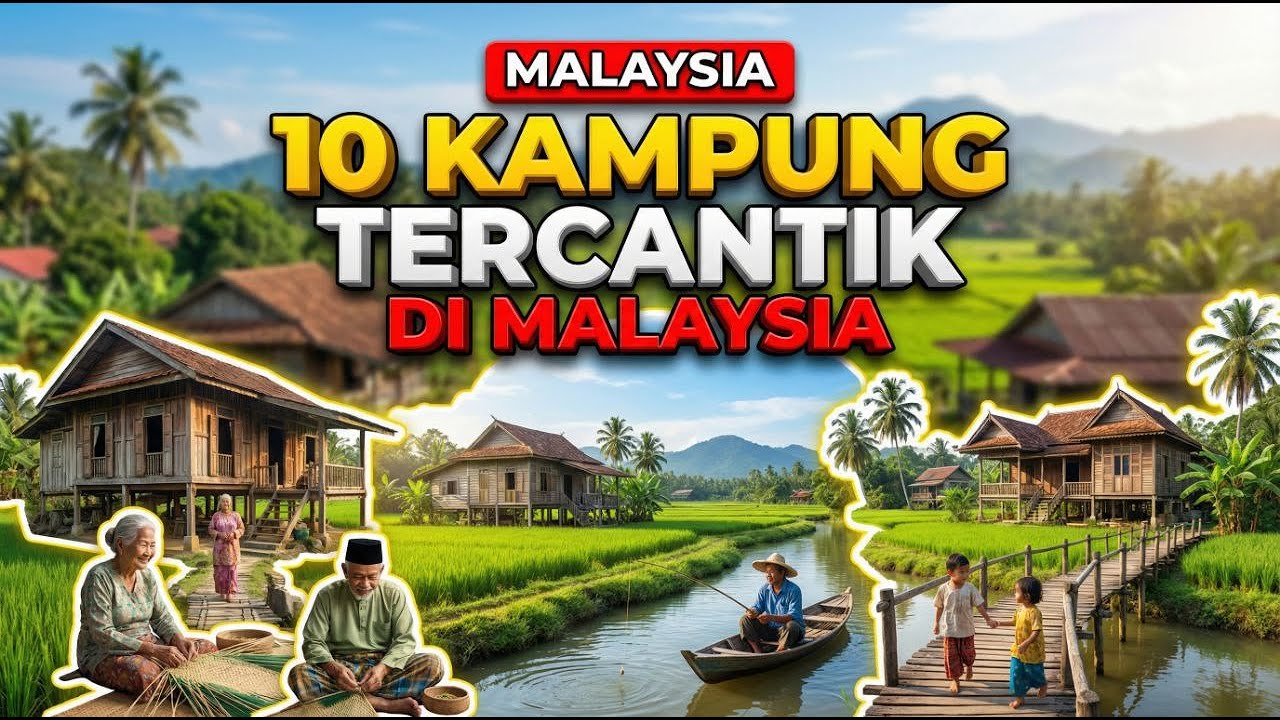 TAK SANGKA! MALAYSIA ADA 10 KAMPUNG SECANTIK INI..
