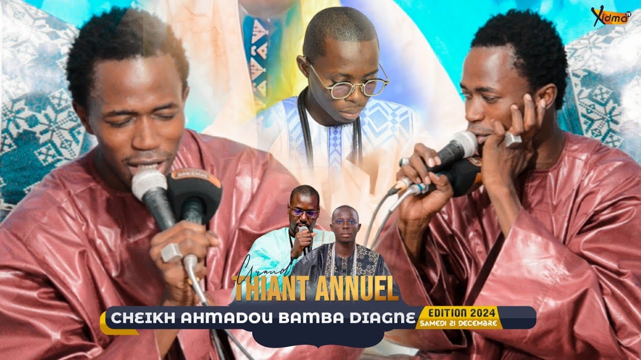 🟠Thieyy 😭 Rajass Serigne Ndiassé Diouf | Grande Thiant Annuel Cheikh Ahmadou Bamba Diagne |  2024