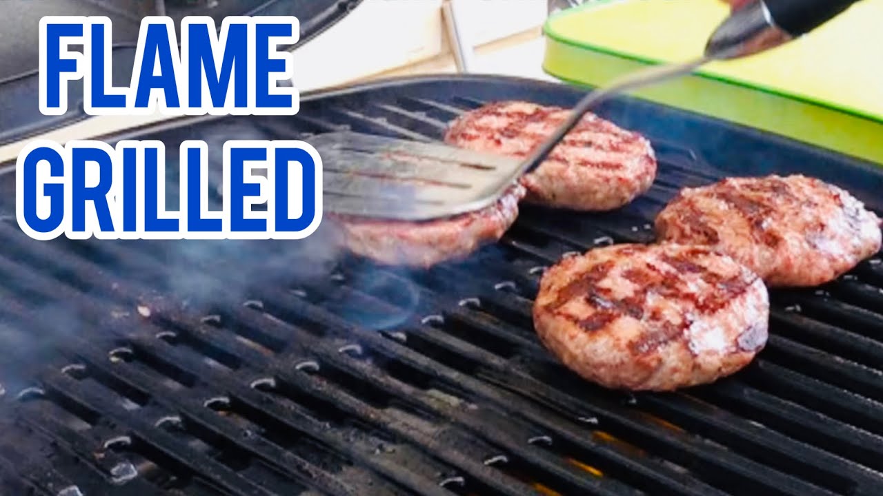 Grill Like A Pro With The Weber Baby Q1200n: Perfecting Flame-grilled Lamb Burgers