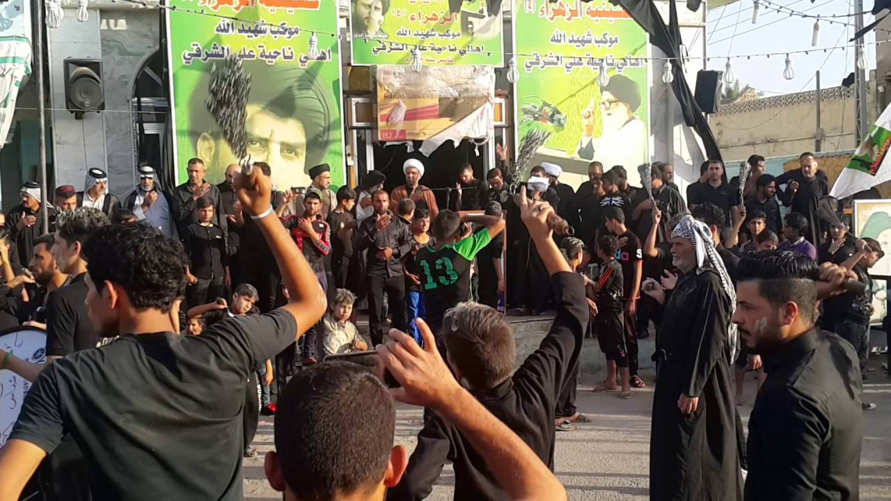 موكب الحيدري في ميسان قضاء الإمام علي الشرقي (ع)(1)