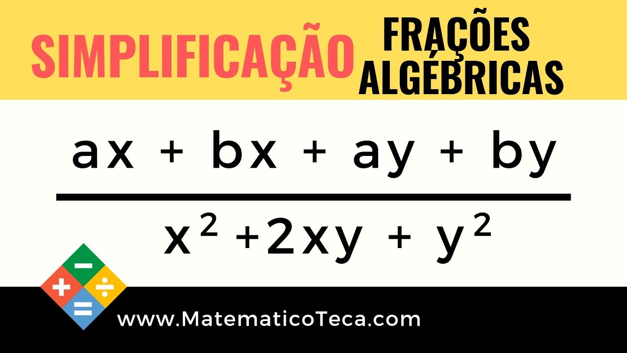 Fatoração: Simplificação de frações algébricas