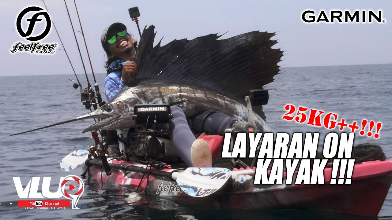 LAYARAN [SAILFISH] on KAYAK - #VLUQ214 - [ENGLISH SUBTITLE] - Kayak Fishing Malaysia