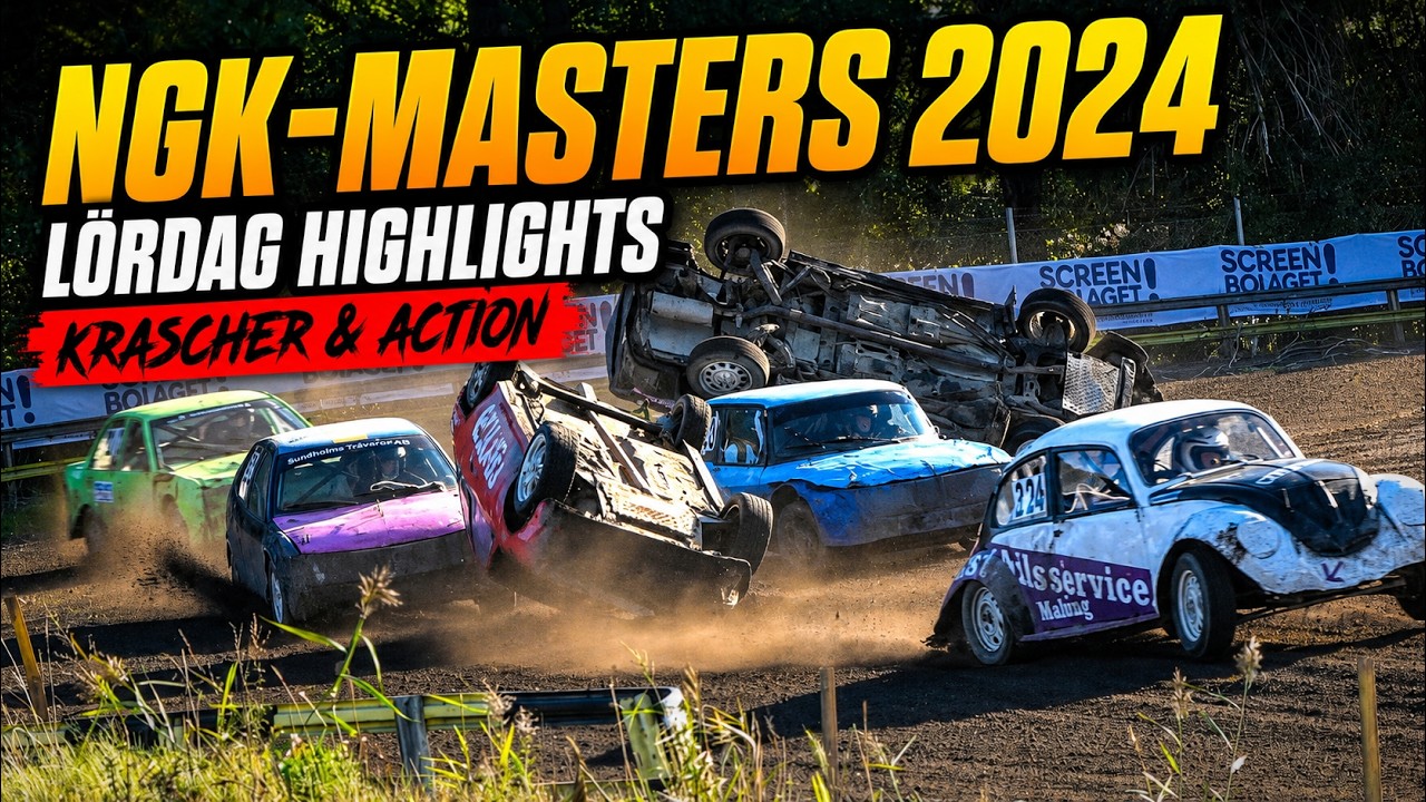NGK-Masters 2024 | Lördag - Highlights | Krascher & Action |