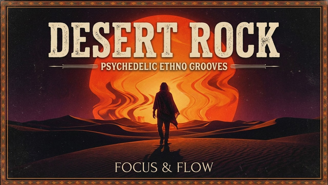 Dark Psychedelic Desert Rock & Ethno Grooves for Focus