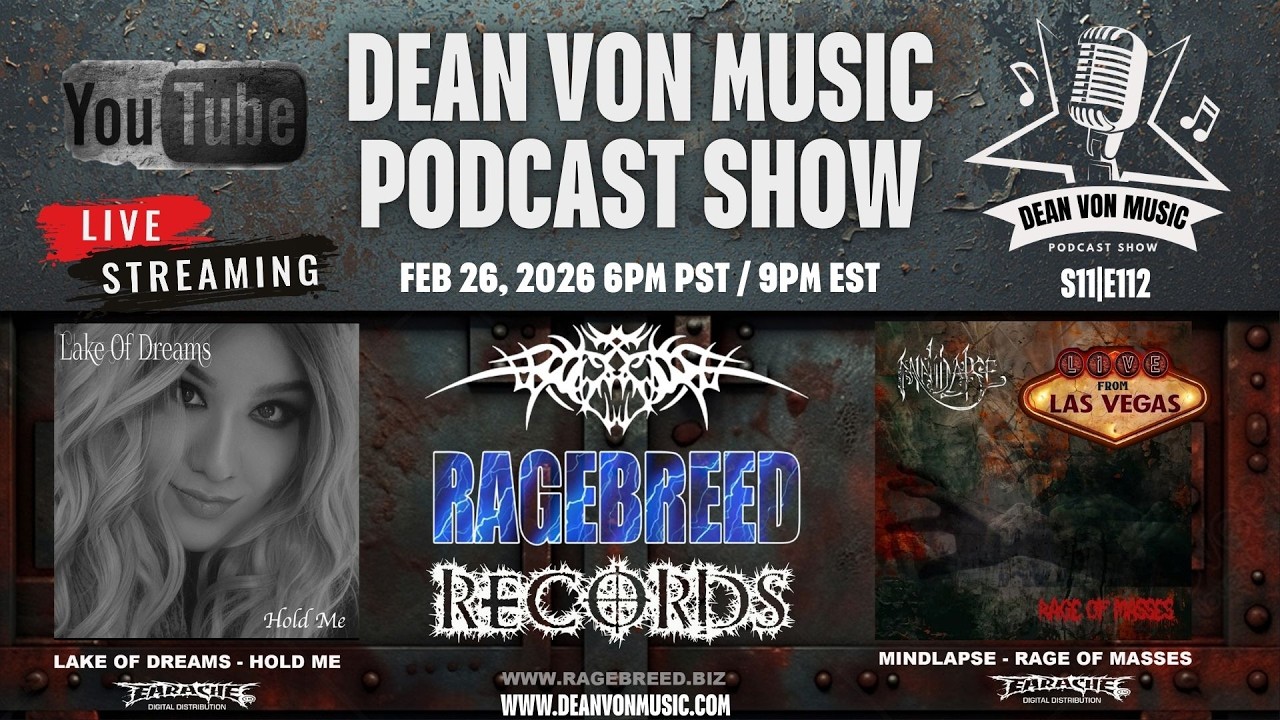 COMMERCIAL S11|E112 'KARINA SHER' LIVE MUSIC PODCAST INTERVIEW ON THE DEAN VON MUSIC PODCAST SHOW