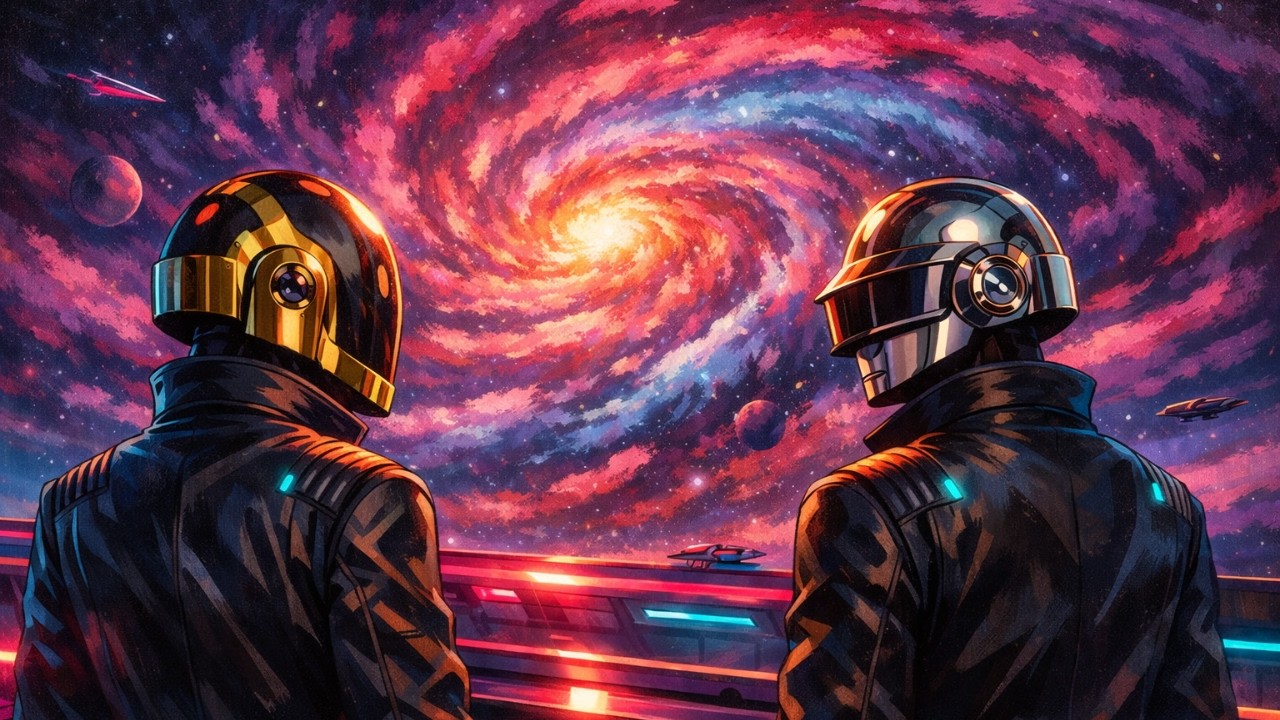 Daft Punk inspired mix: Late night drives in space 🌌 | Chill future house mix #001