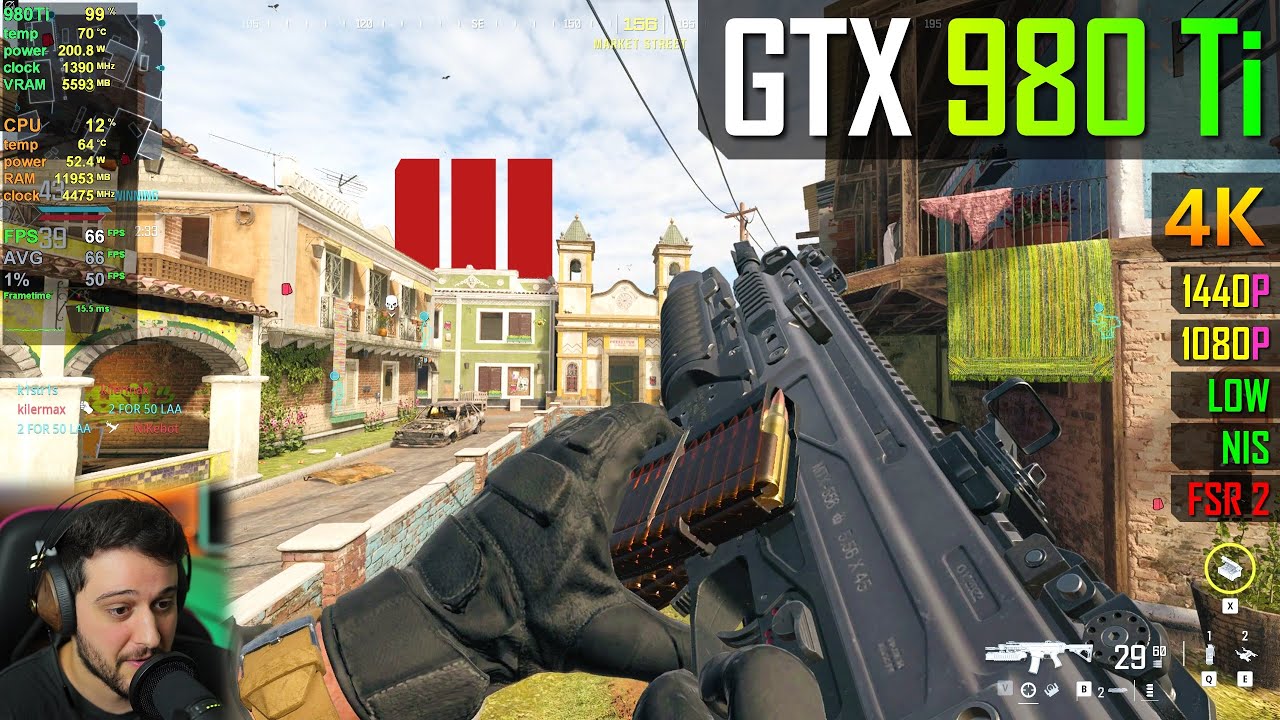 The 8 year-old GTX 980 Ti vs COD Modern Warfare 3 2023!