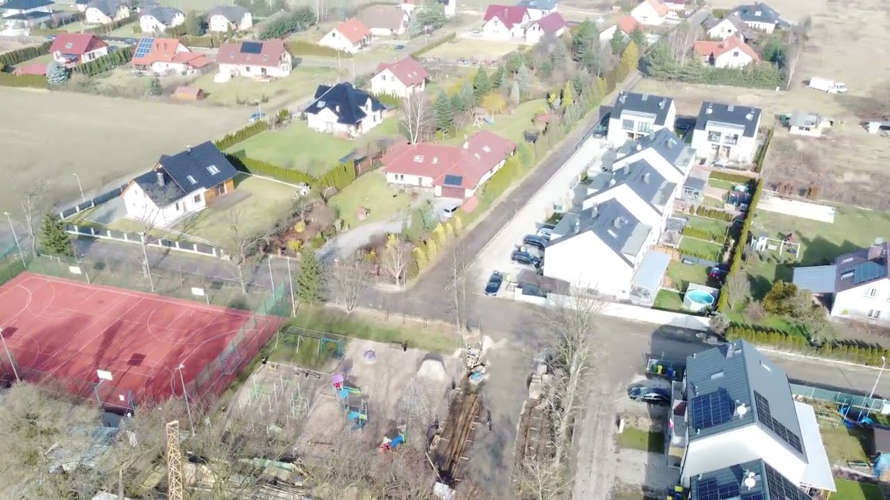Brzezia Łąka z lotu ptaka