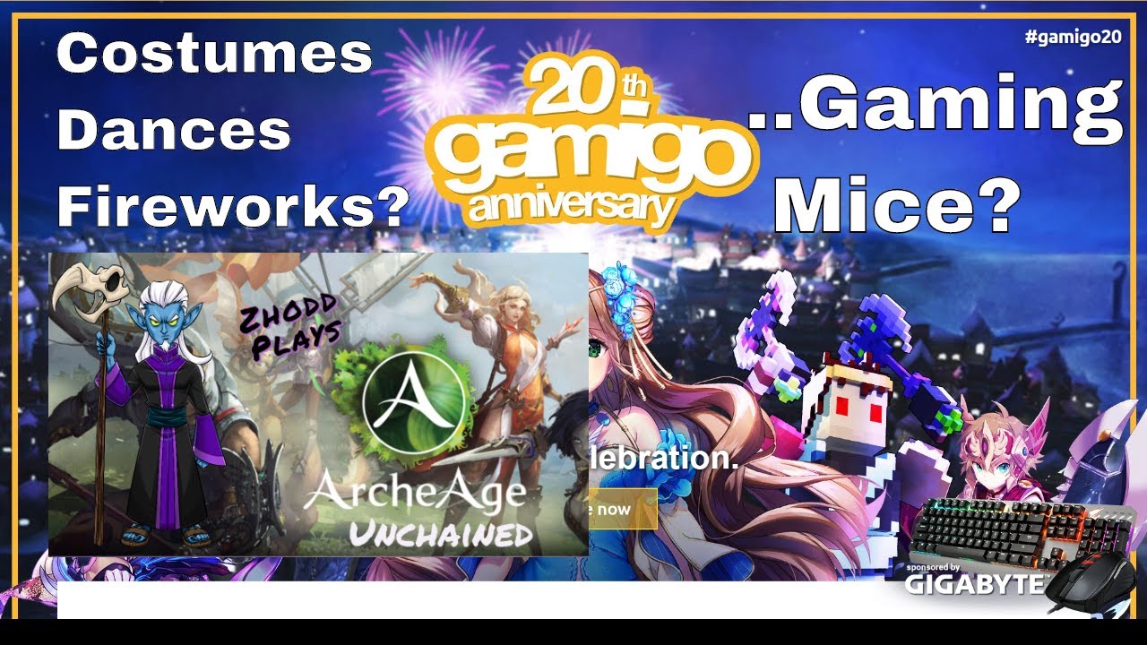 Archeage Unchained - Gamigo's 20th: Costumes, Dances, Fireworks...Gaming Mice?