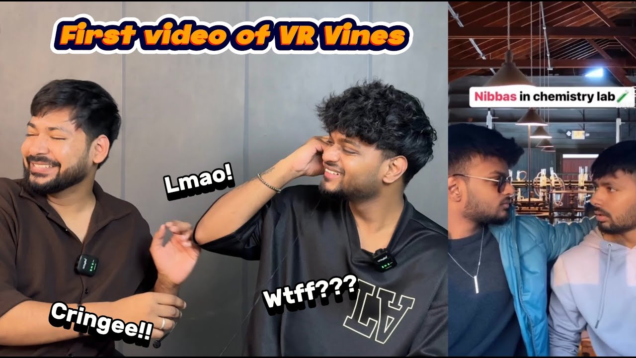 Reacting On 2 Years Old Videos Of VR Vines 😳|| Vlog- 3