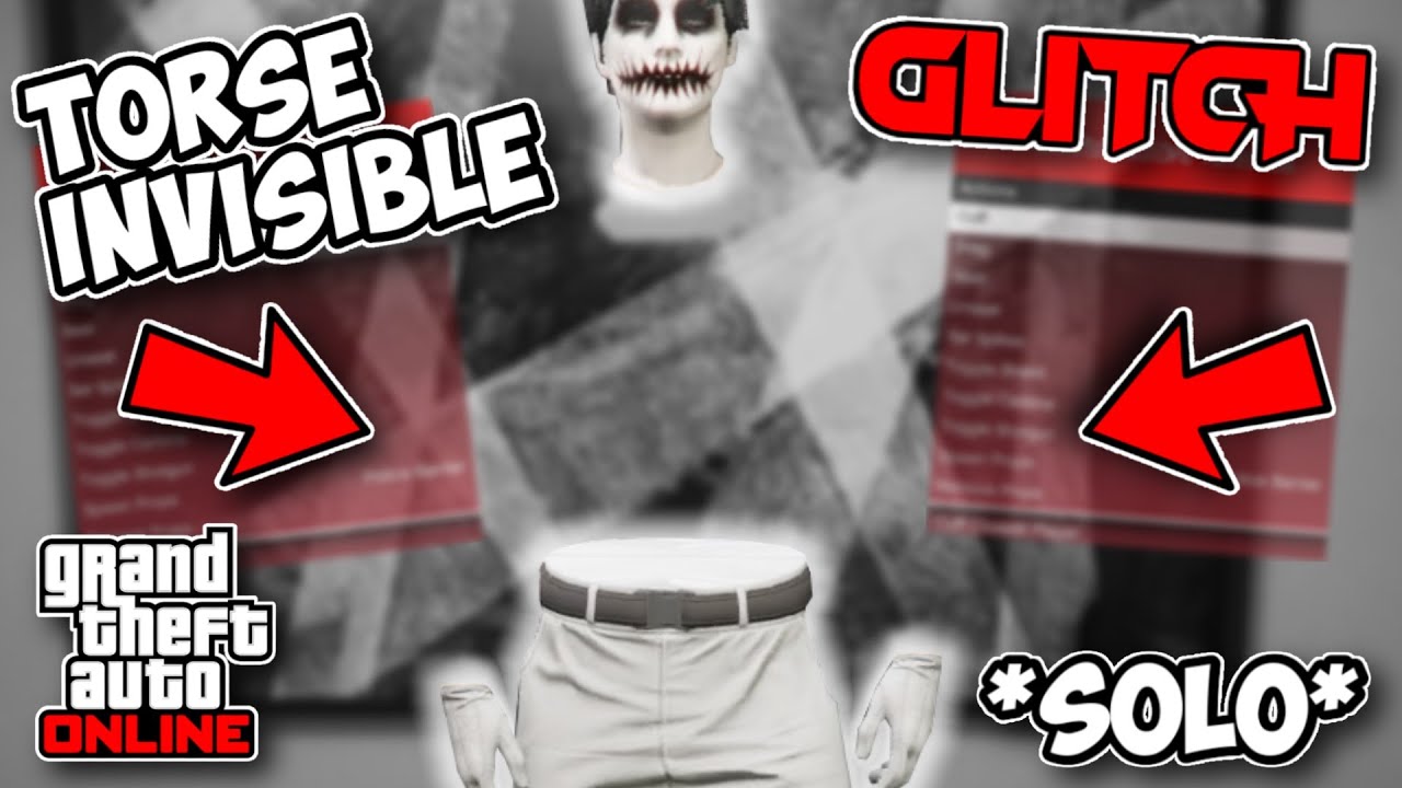 ✔(SOLO) AVOIR LE TORSE INVISIBLE FACILEMENT & RAPIDEMENT | Gta 5 Online !