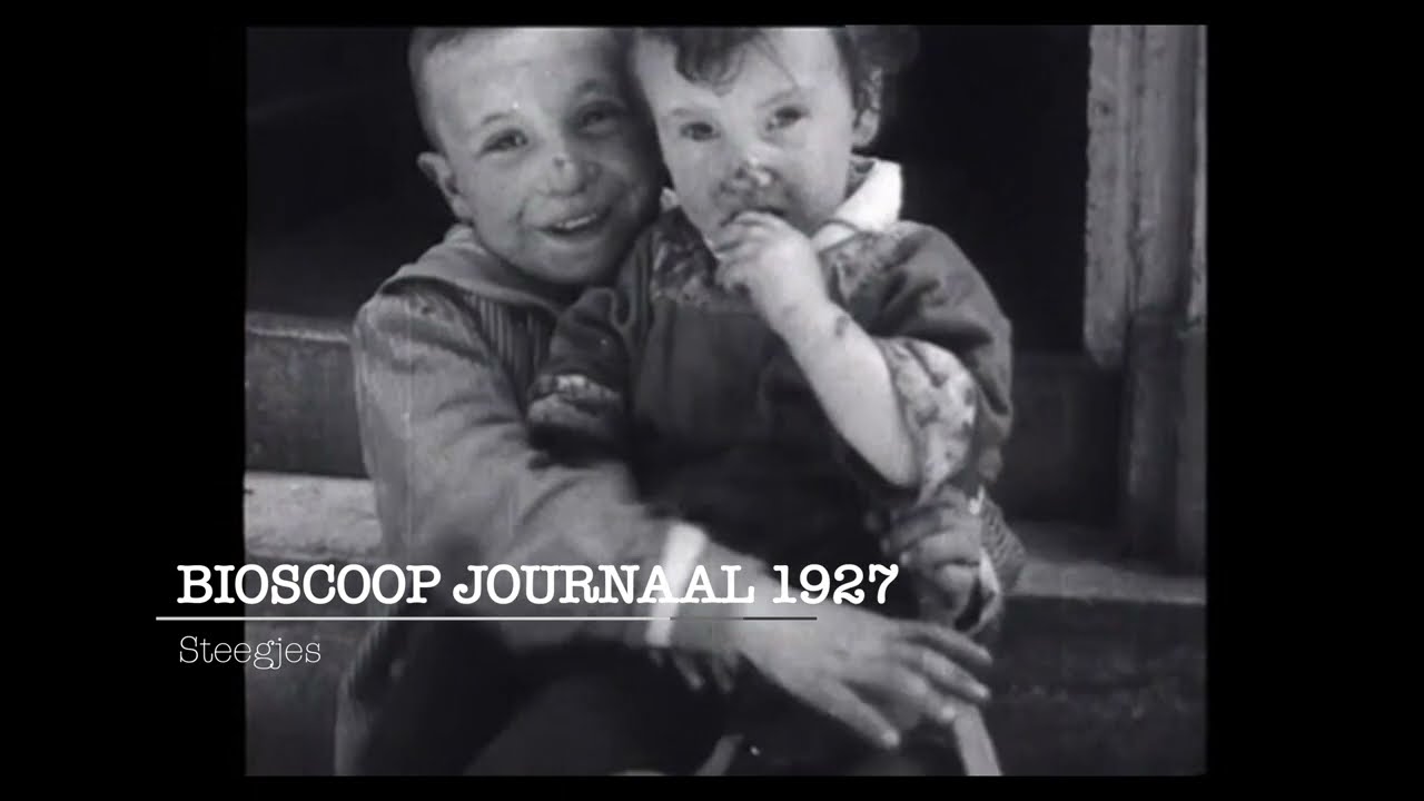 Bioscoop / Polygoon Journaal 1927. Steegjes. 4K