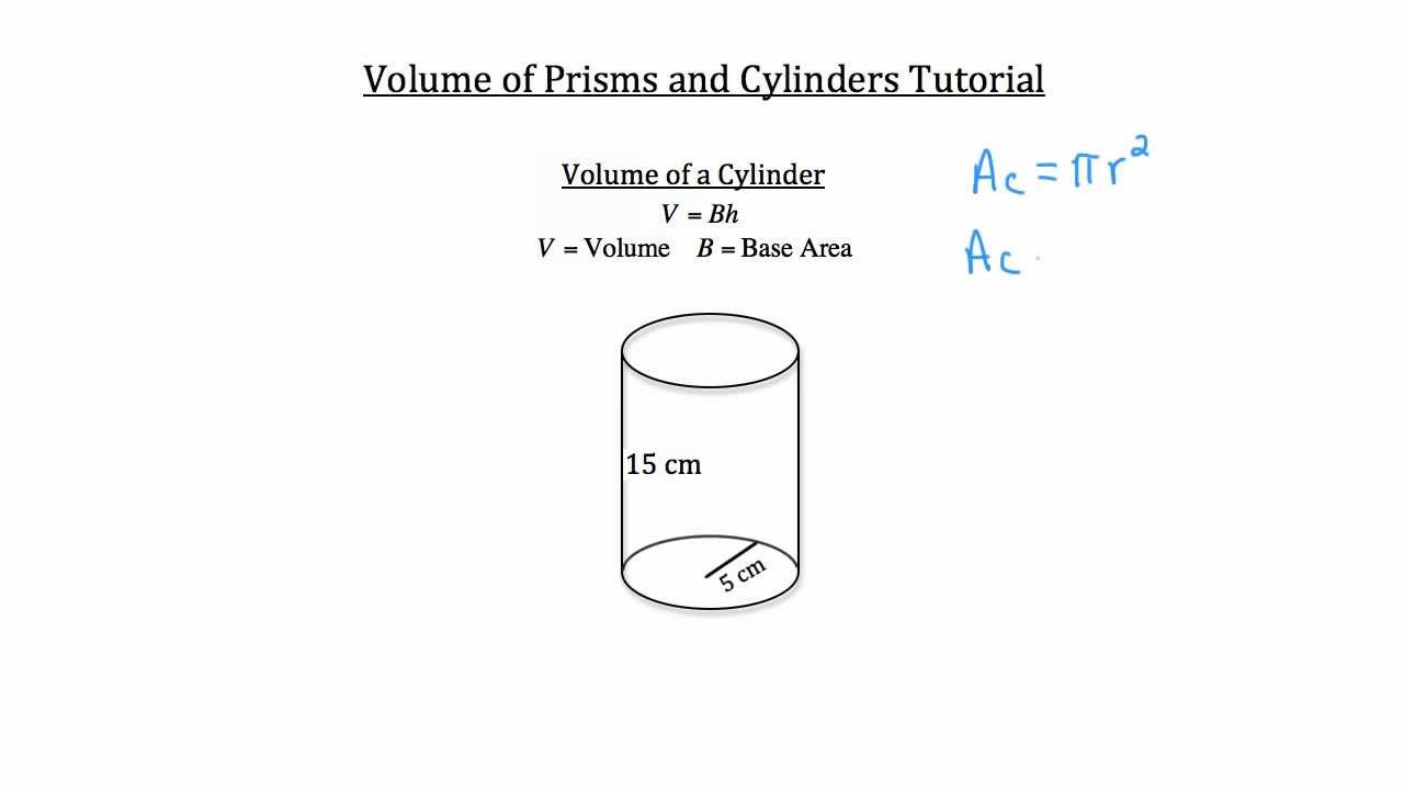 Volume of Prisms and Cylinders