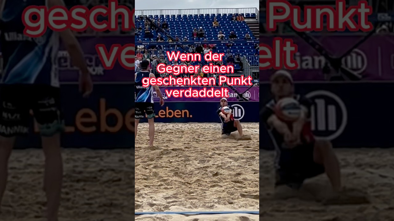 Auch King-K&uuml;hlborn verdaddelt mal einen🫣 #volleyball #beachvolleyball