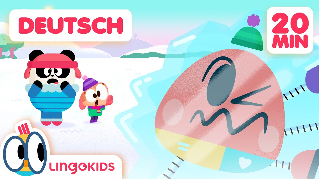 Baby Bot im SCHNEE ❄️ Spaß im Frost CARTOONS FOR KIDS ⛄ | Lingokids
