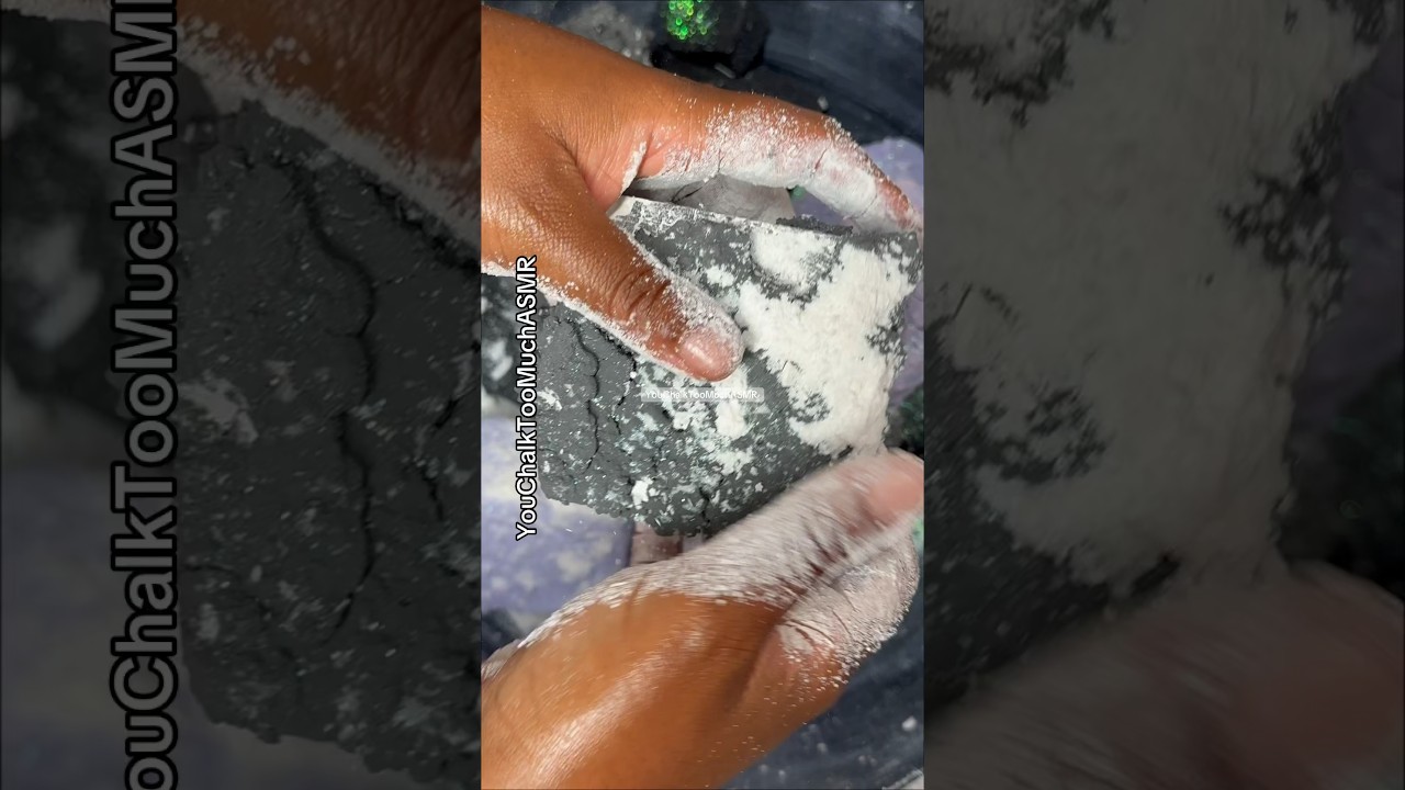 Grey Pasted Dekompress Gym Chalk 🤍✨ #asmrgymchalk #oddlysatisfying