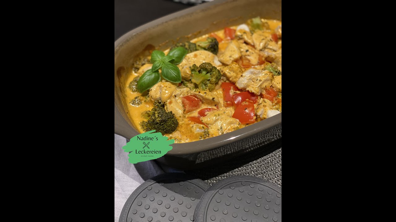 Hähnchen mit Gemüse und Gnocchi aus Thermomix und Ofenmeister von Pampered Chef