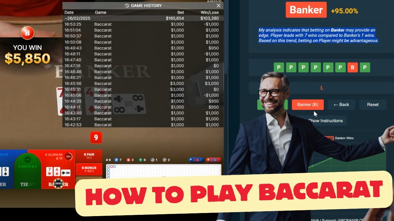 How to Play Baccarat: Step-by-Step Instructions for New Players