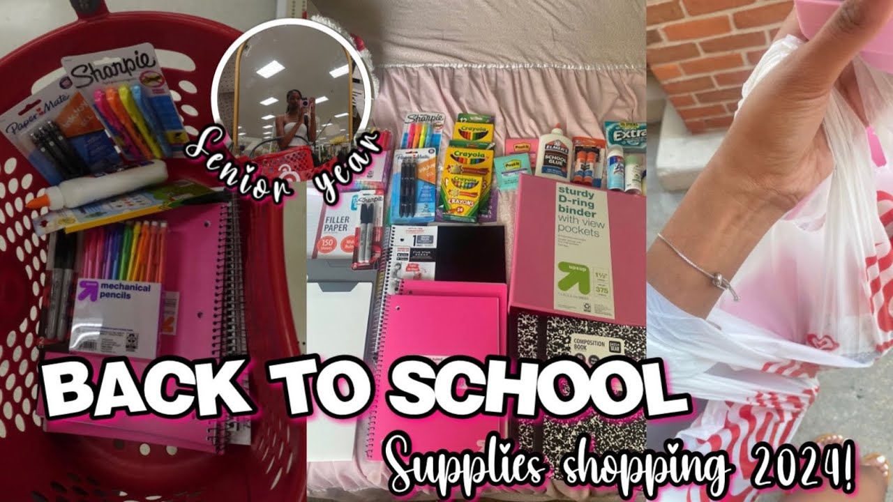 BACK TO SCHOOL SUPPLIES SHOPPING + HAUL 2024 | Myla Amari