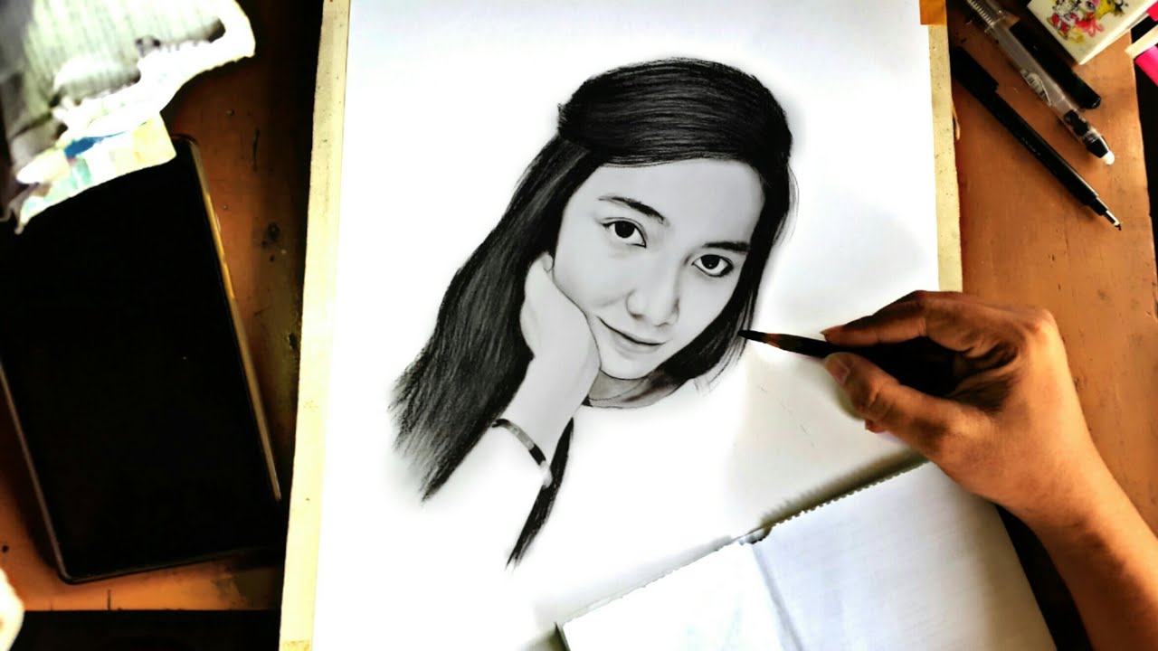 CARA MENGGAMBAR RAMBUT AGAR TERLIHAT REALIS