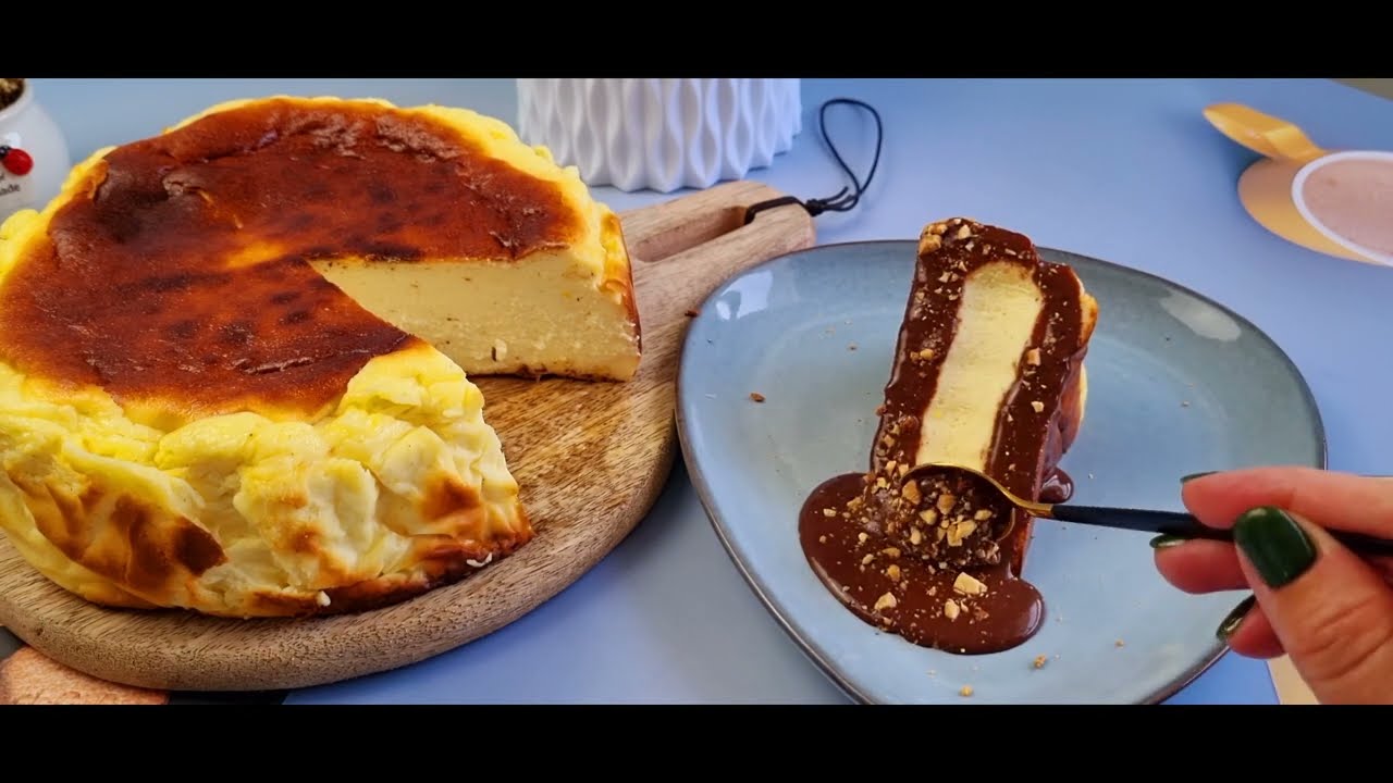 Saint Sébastien cheesecake basque Brûlé !!! Gâteau au fromage !!!