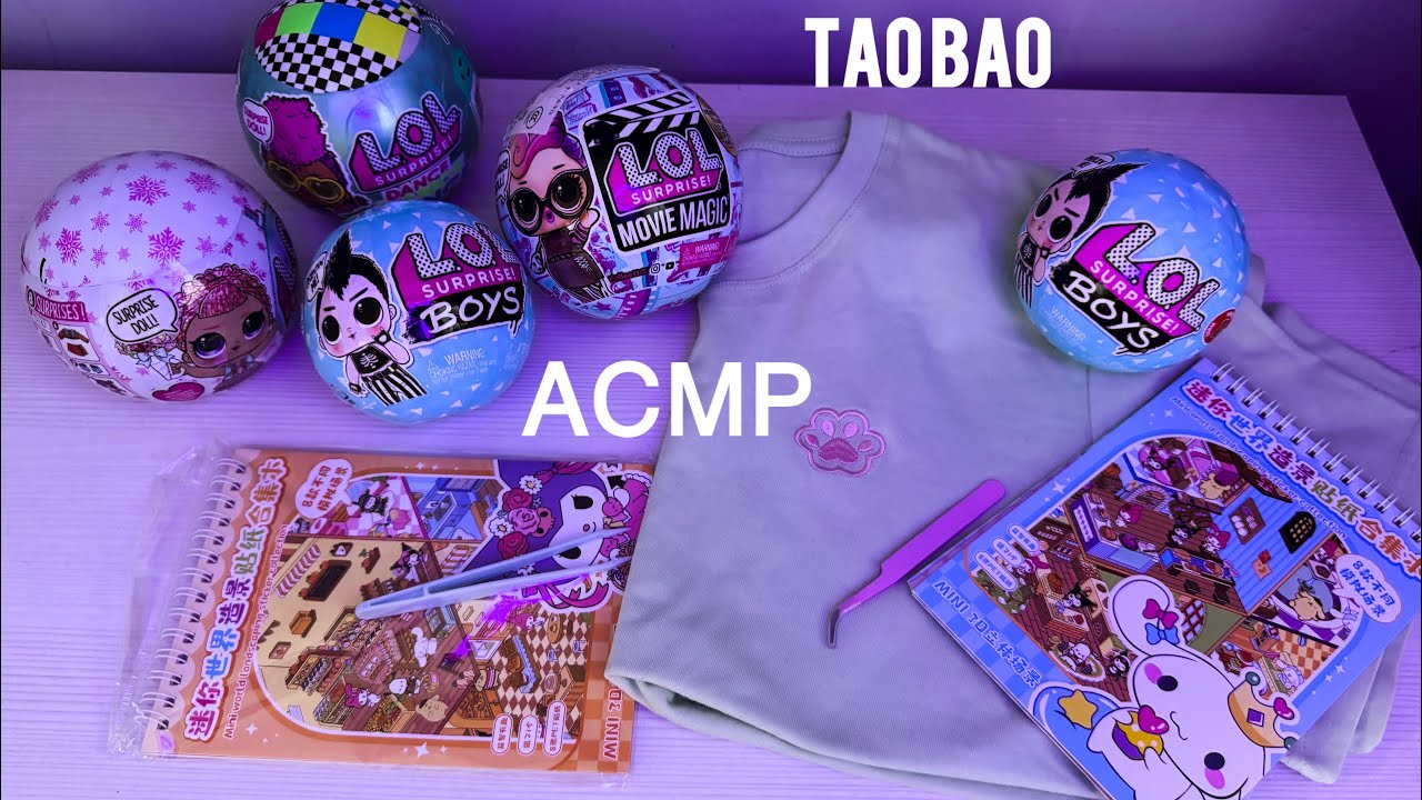 АСМР | распаковка товаров из КИТАЯ | TAOBAO  | ASMR show and tell